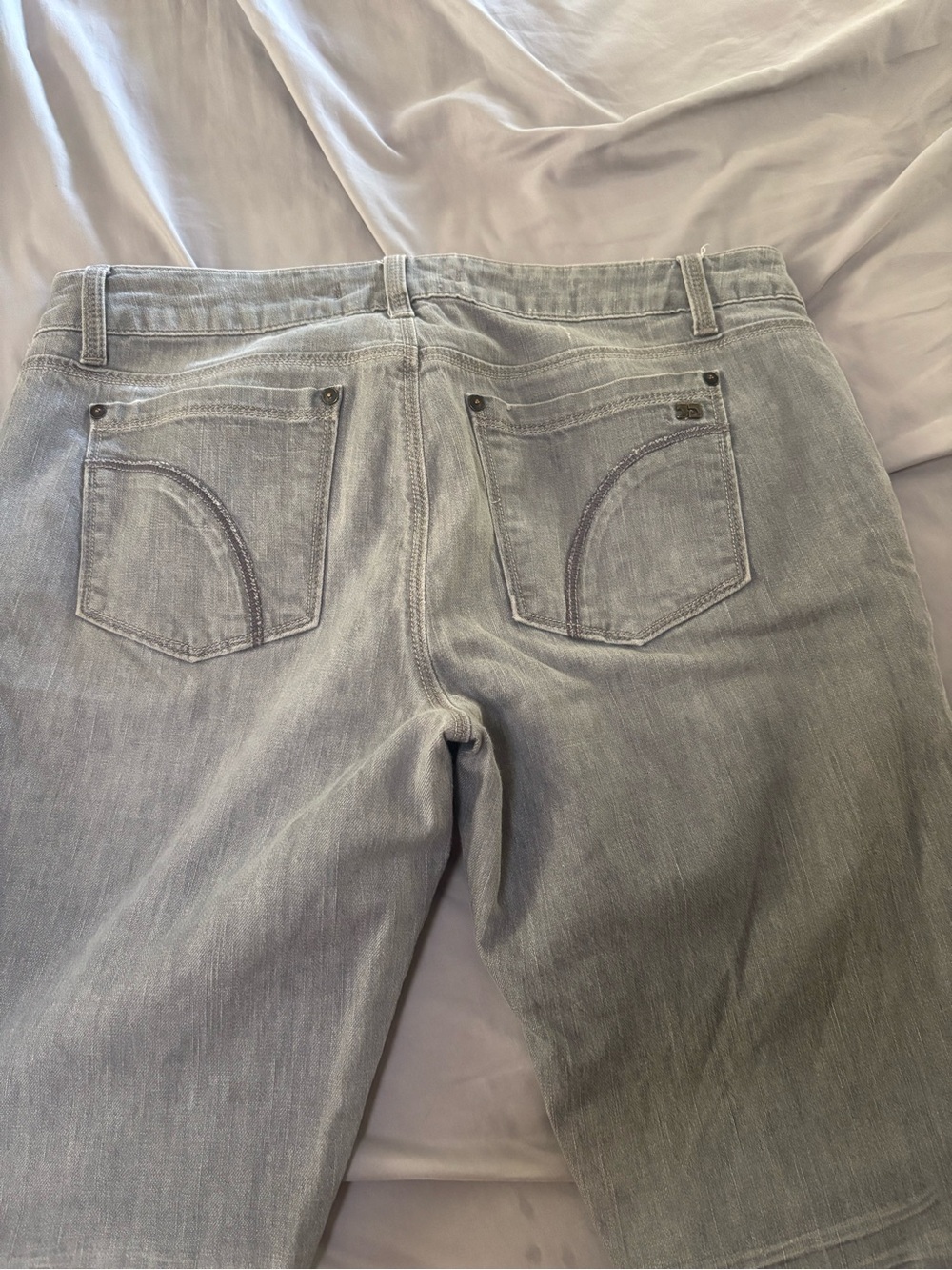 Joe's Jeans Light Gray Straight Leg Jeans